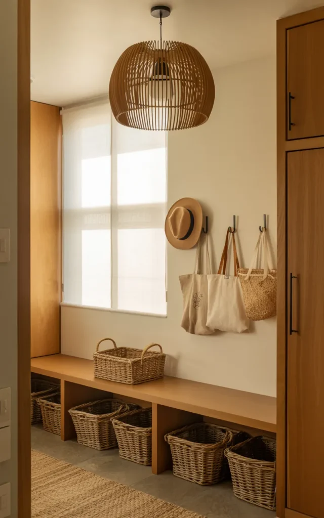 Add a statement pendant light.
