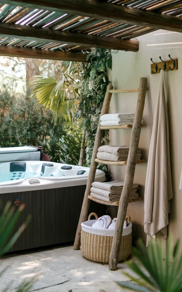 Add an Outdoor Towel Station