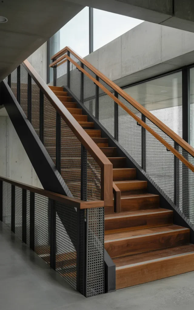 Add texture with woven metal panels