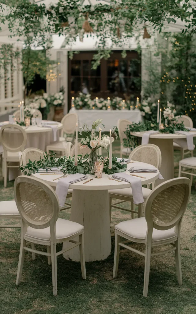 Arrange Bistro-Style Guest Tables