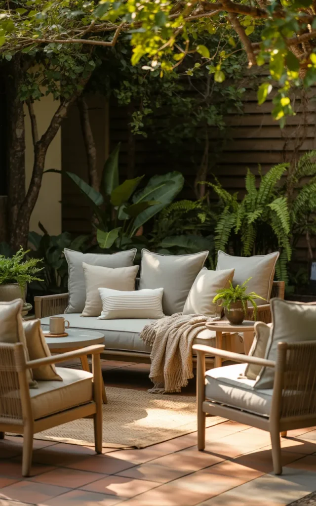 Arrange a Comfortable Backyard Lounge