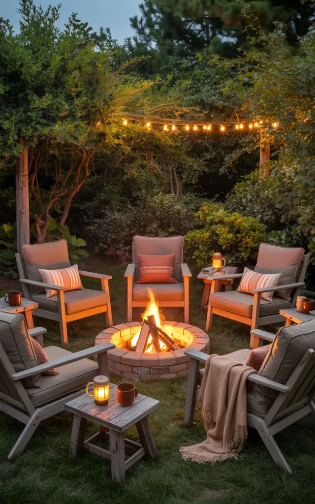 Arrange a Fire Pit Seating Circle