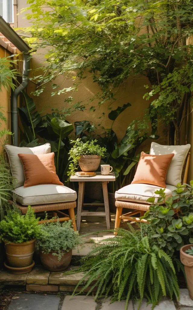 Arrange a Garden Seating Nook