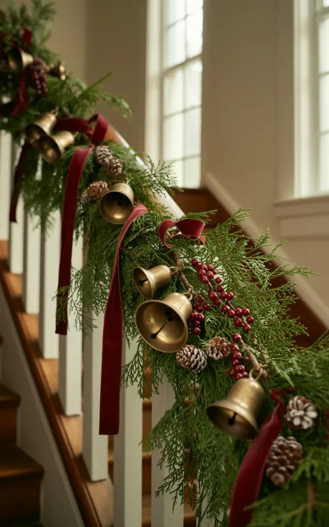 Attach bells for a soft, festive sound