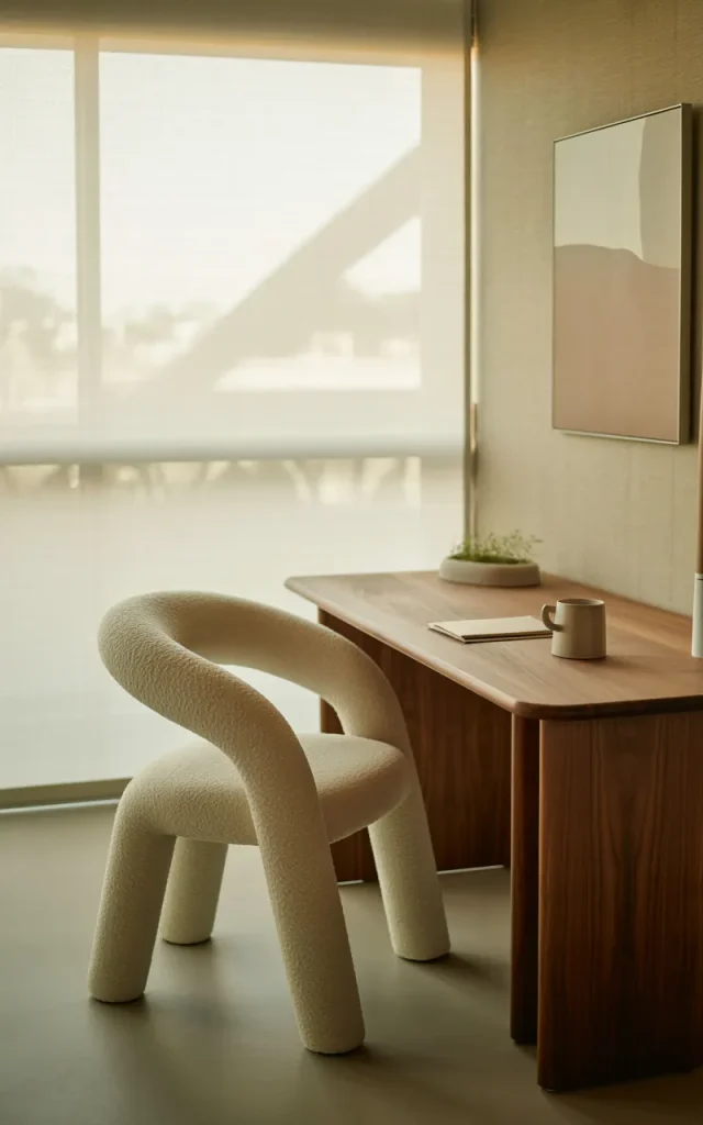 Bring in one statement chair.