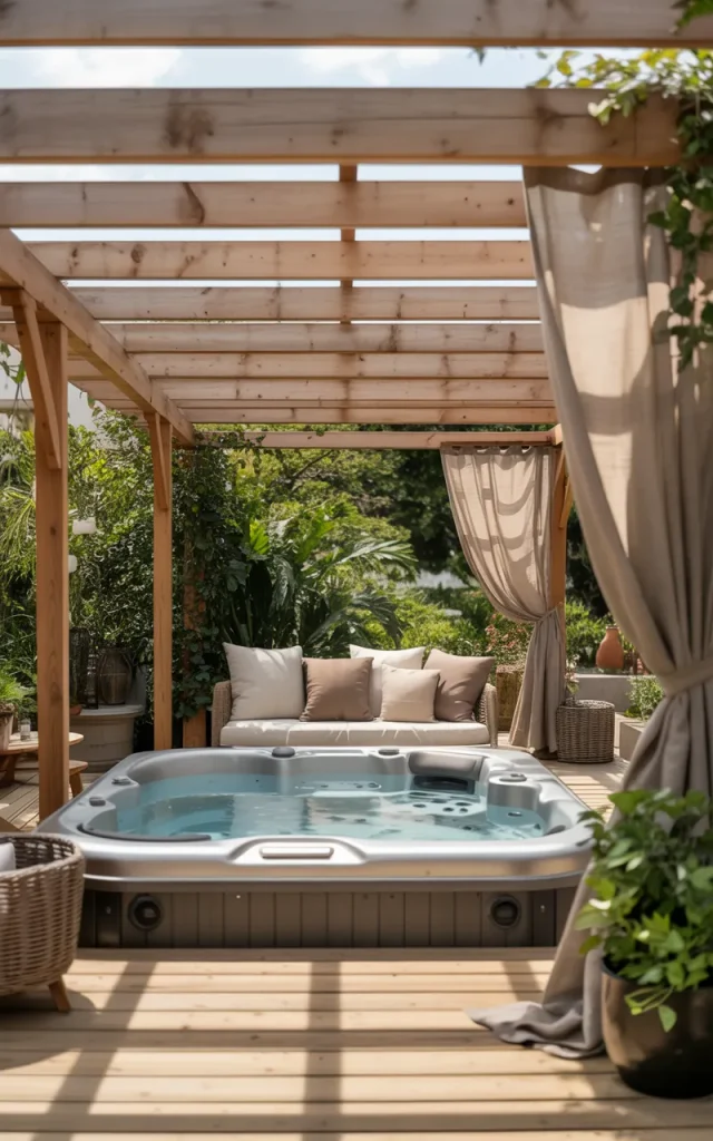 Build a Covered Hot Tub Retreat