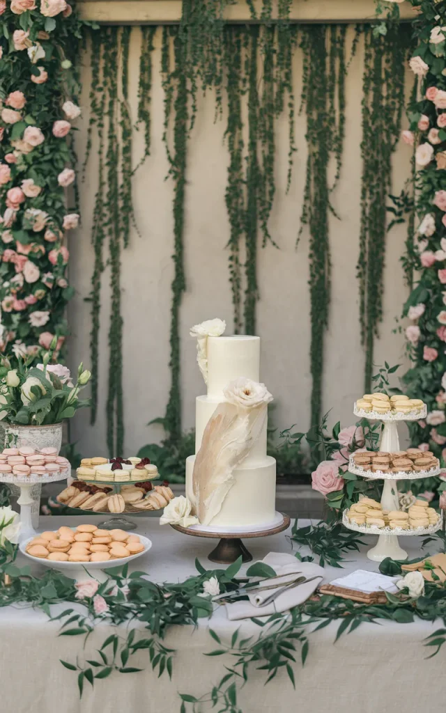 Build a Floral Dessert Table Backdrop
