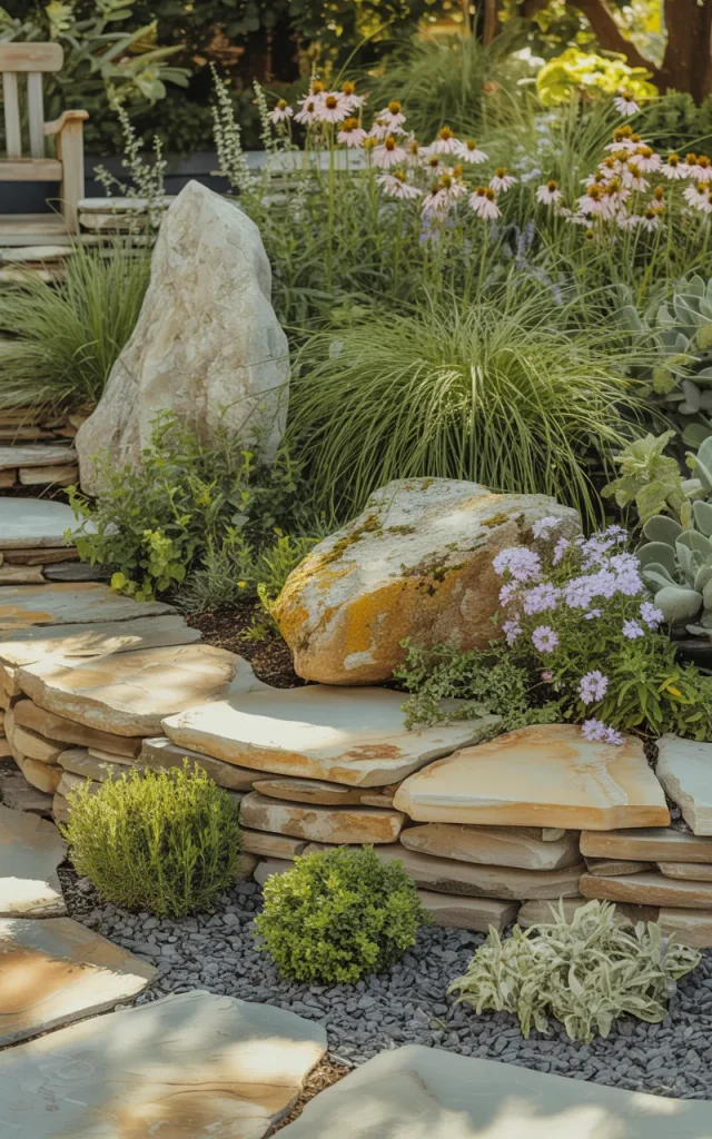 Build a Natural Stone Garden Feature