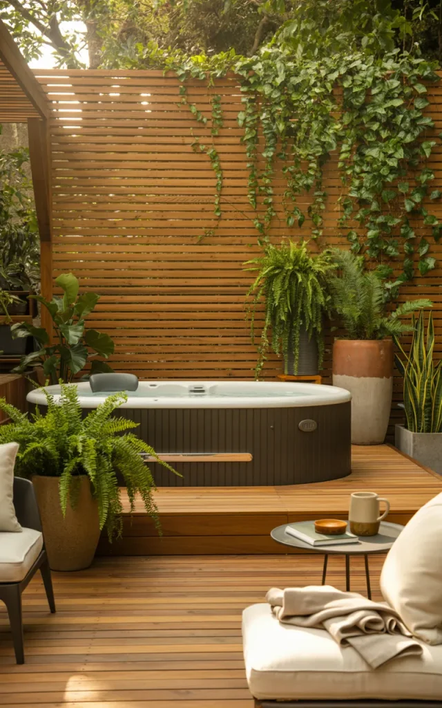 Build a Privacy Screen Behind the Tub