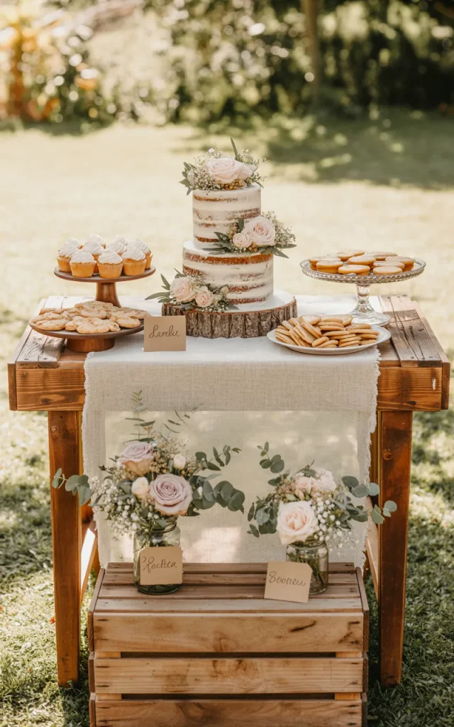 Build a Rustic Dessert Table