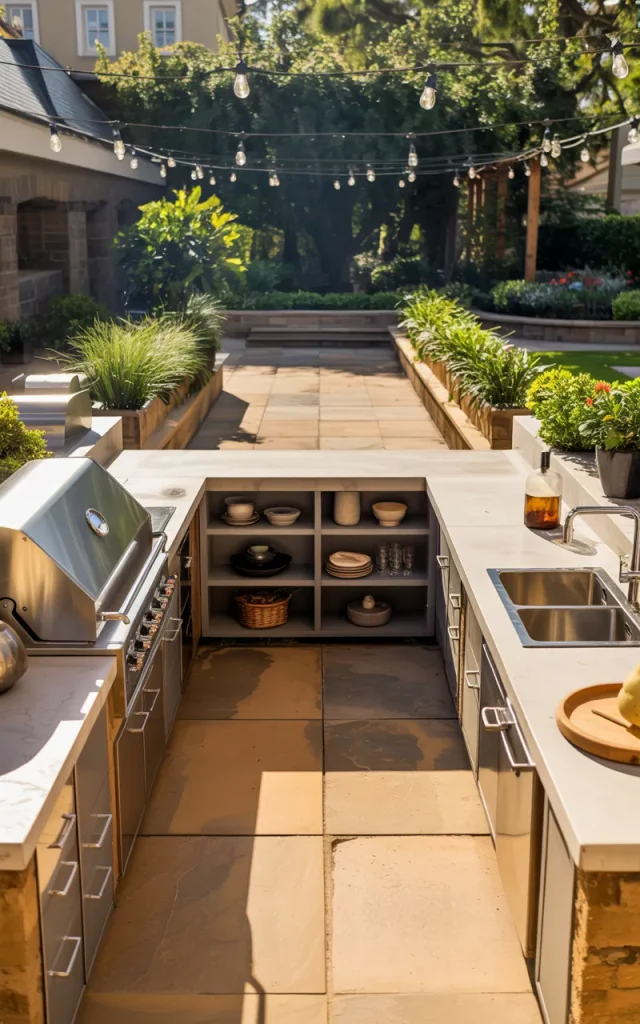 Build a U-Shaped Backyard Kitchen for Serious Cooking