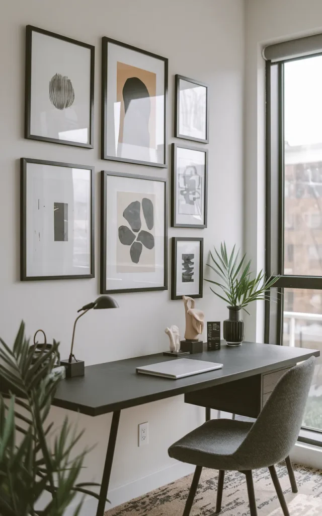 Build a minimalist gallery wall.