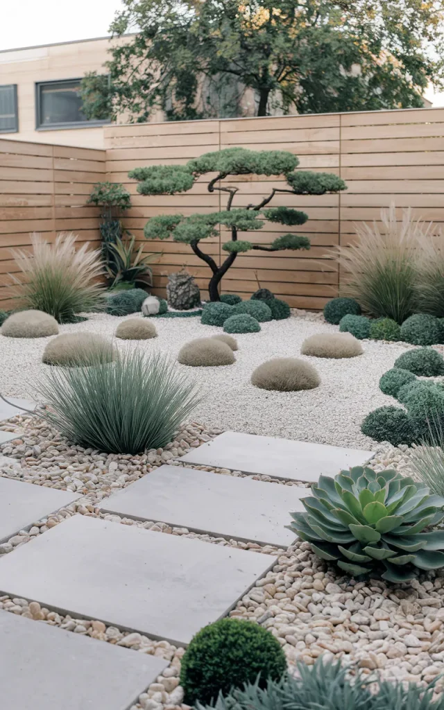 Build a minimalist gravel garden.