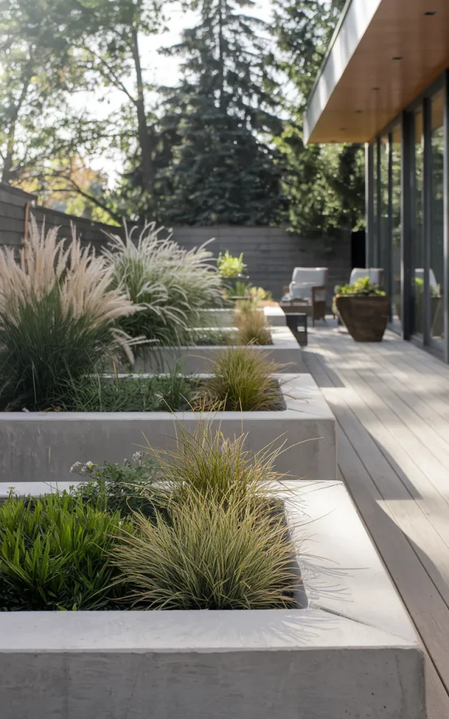 Build raised planters with clean geometry.