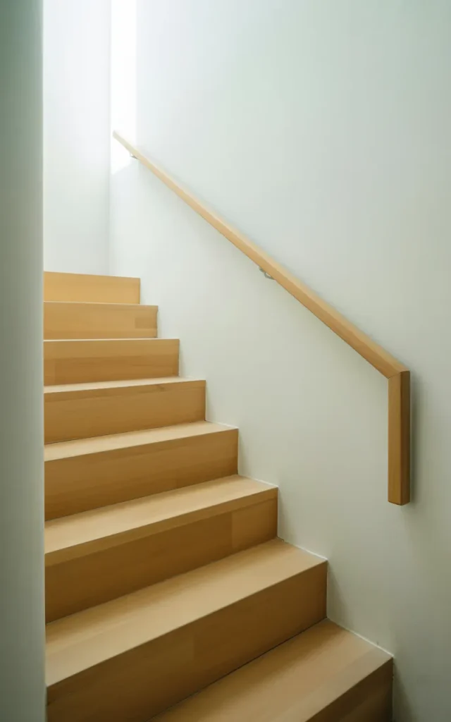Choose a minimalist wall-mounted handrail
