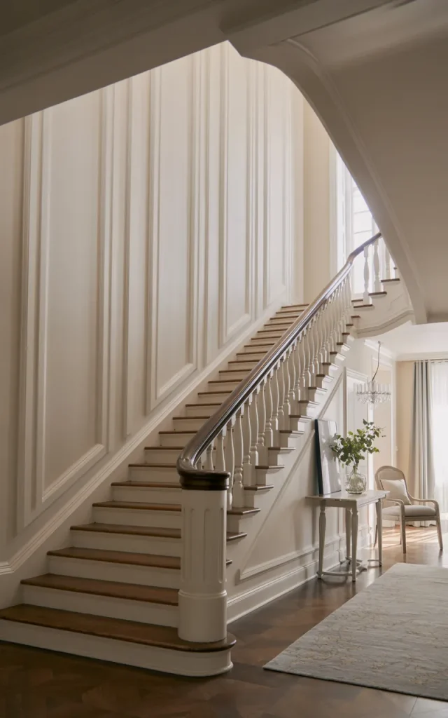 Create Drama with Tall White Balusters