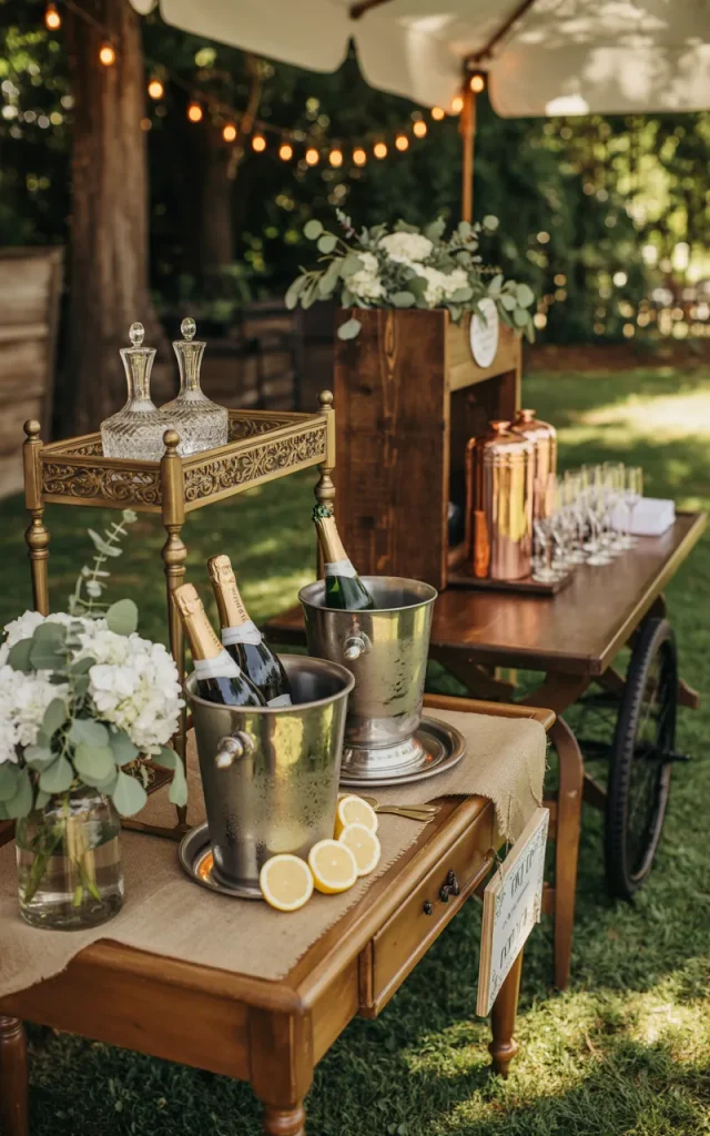 Create a Backyard Cocktail Station