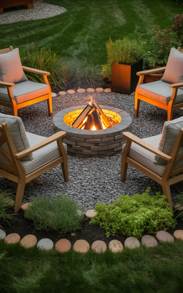Create a Backyard Fire Pit Garden