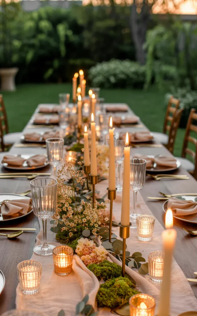 Create a Candlelit Dinner Setting