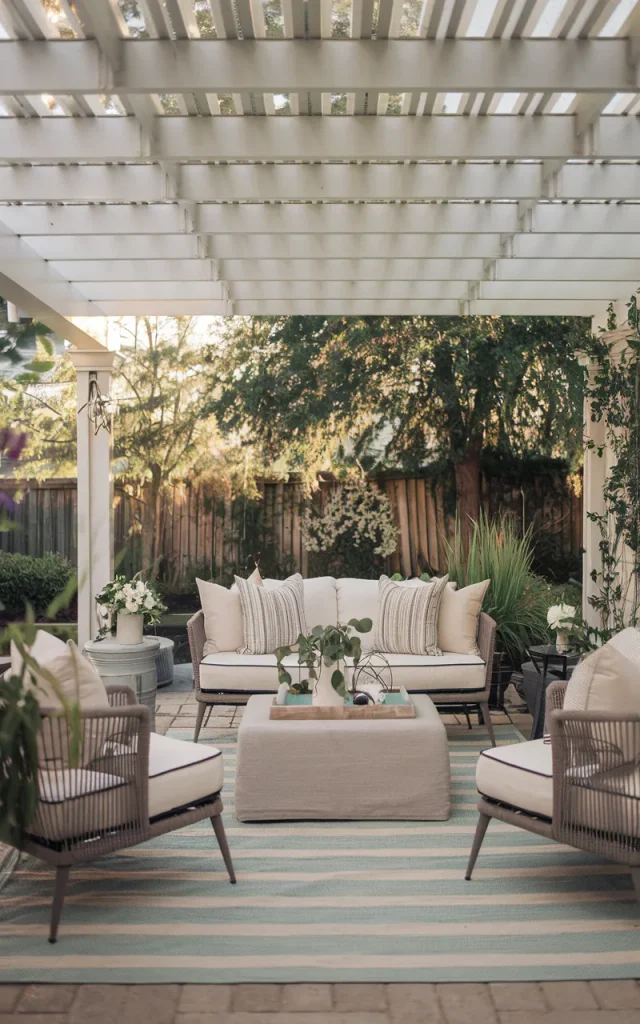 Create a Covered Backyard Sitting Area