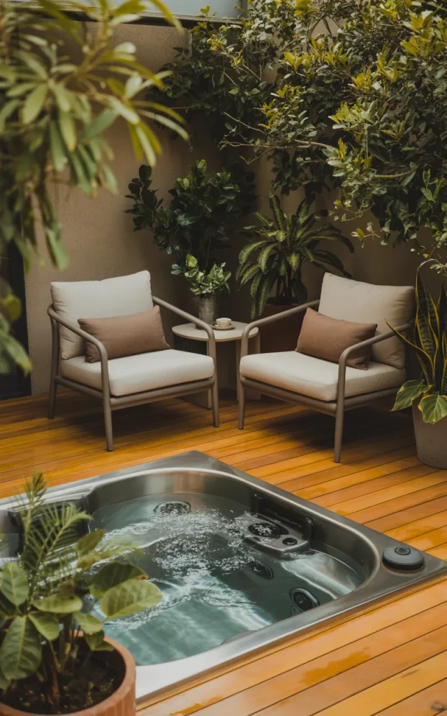 Create a Cozy Lounge Beside the Tub