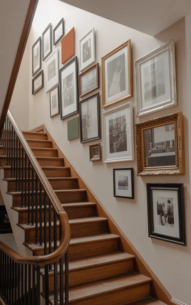 Create a Dramatic Floor-to-Ceiling Gallery Wall