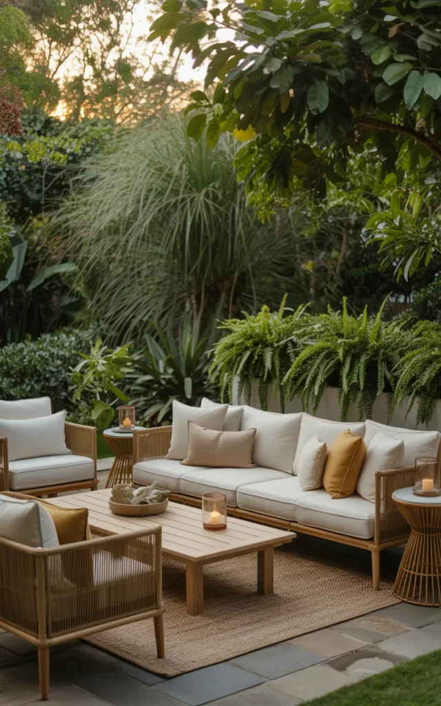 Create a Full Outdoor Living Room