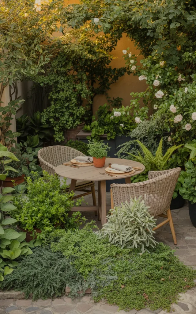 Create a Garden Dining Area