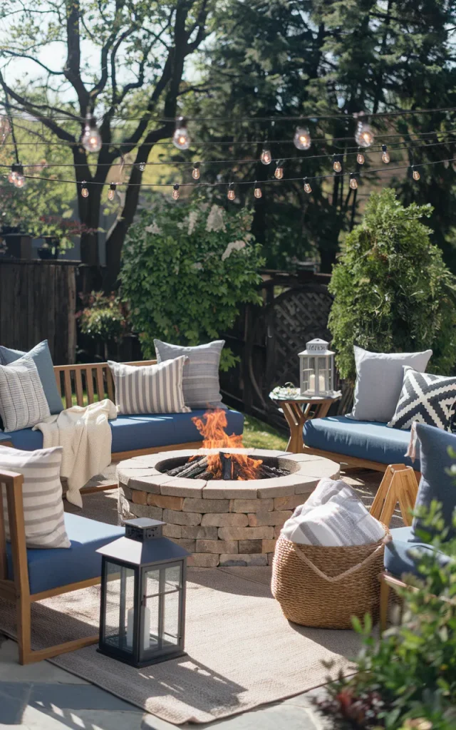 Create a Layered Backyard Fire Lounge