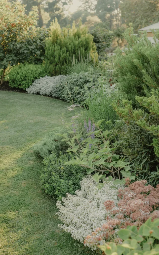 Create a Layered Garden Border Around the Yard