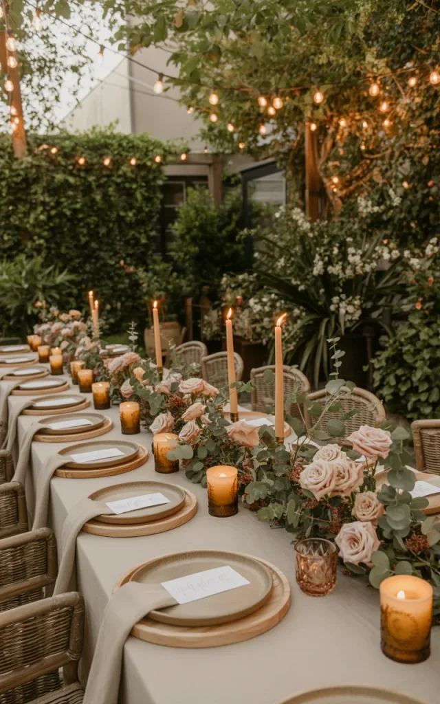 Create a Romantic Garden Dinner