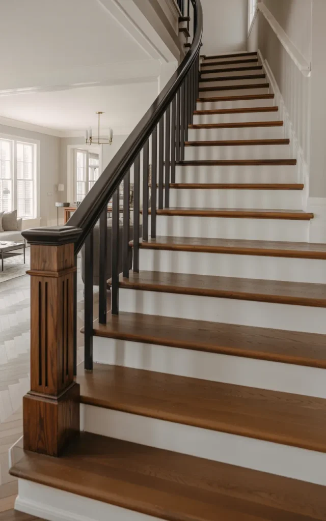 Create a Two-Tone Wooden Staircase