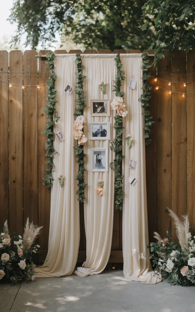 Create a Vertical Wedding Backdrop