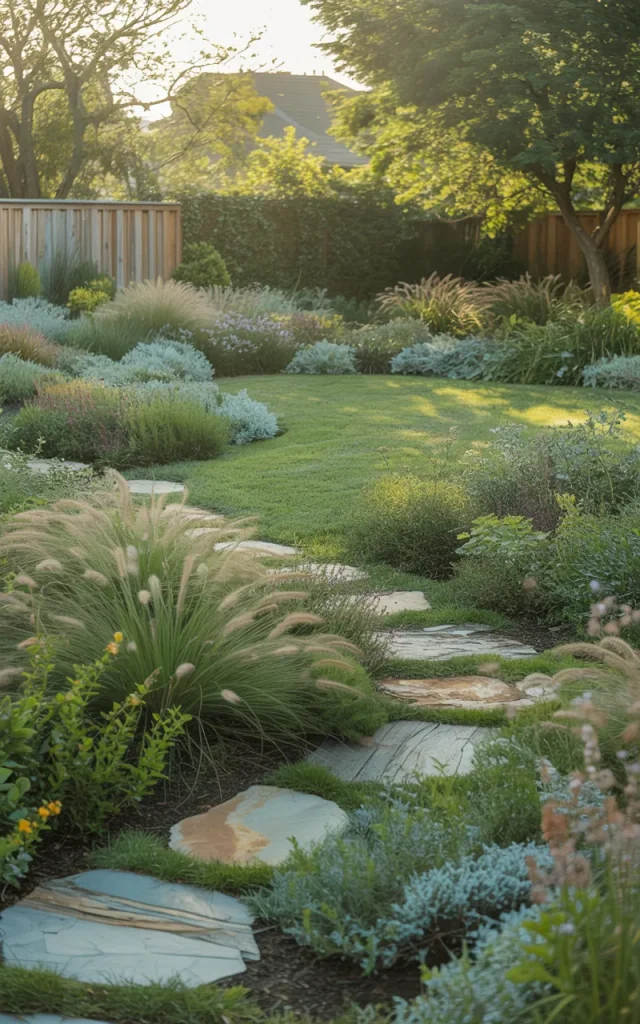 Create a low-maintenance native plant garden.