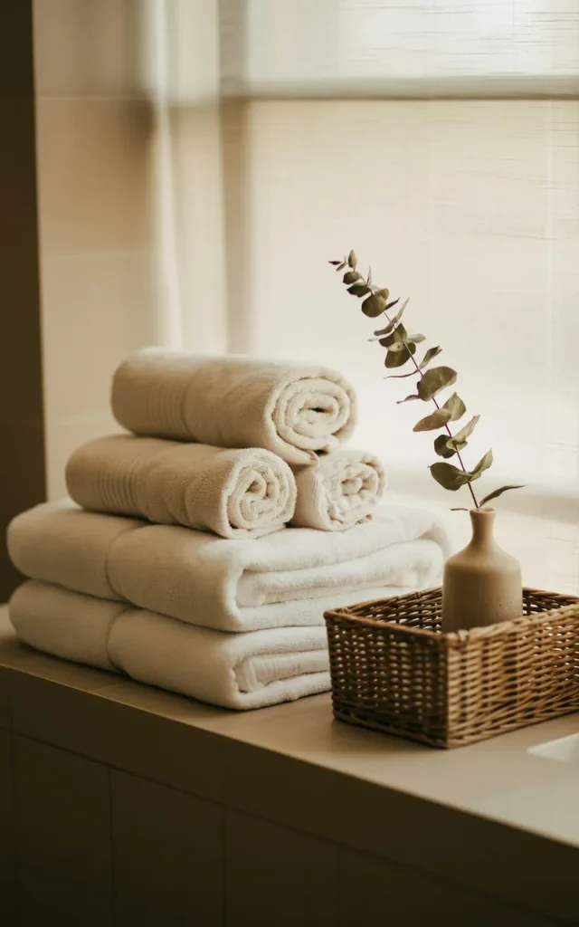 Create a mini towel station