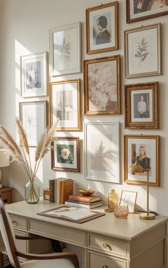 Create a pretty gallery wall.