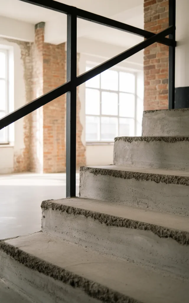 Create a raw industrial look with exposed edges