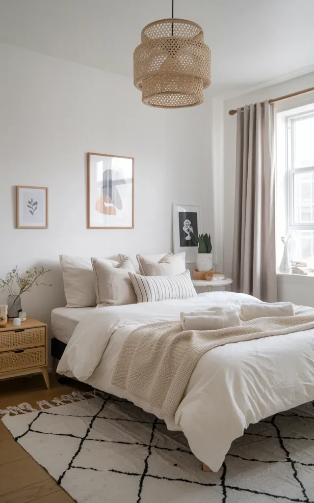 Declutter ruthlessly and leave breathing room
