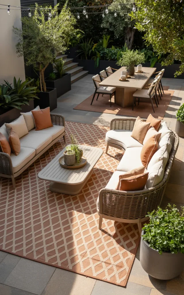 Define Zones With Outdoor Rugs