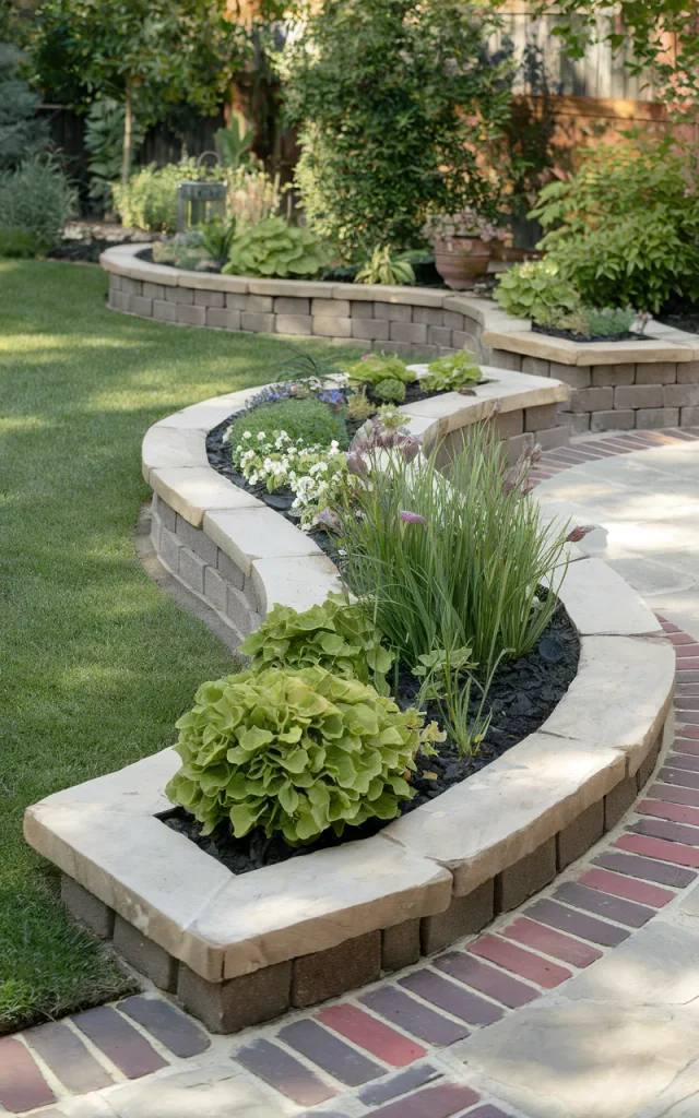 Define the Garden With Natural Edging