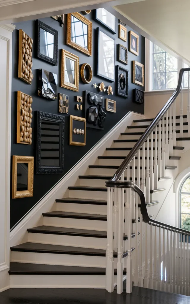 Design a Black-and-Gold Luxe Gallery Wall