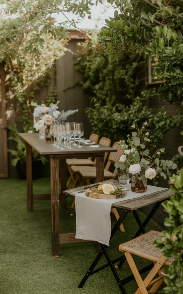 Design a Compact Cocktail Area