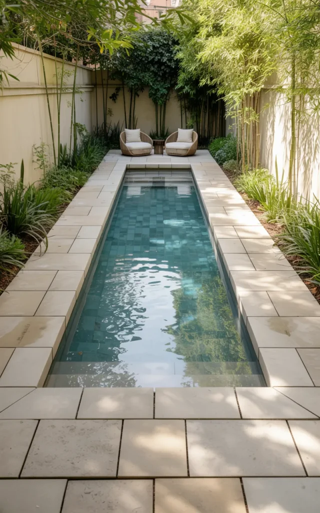 Design a Long Narrow Lap Pool