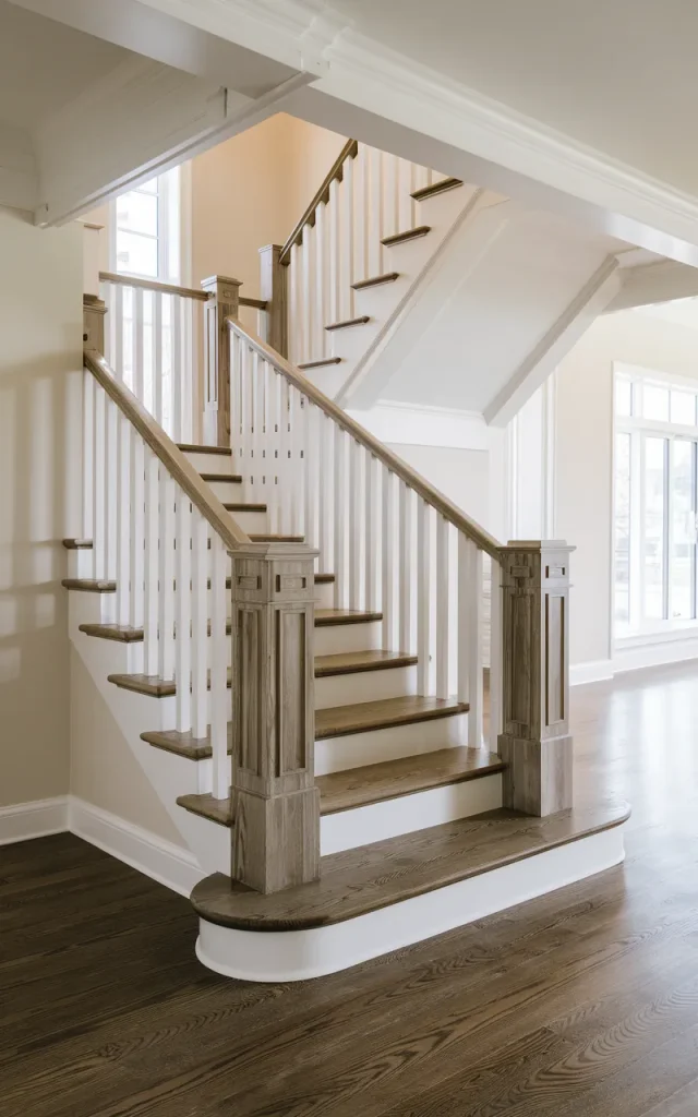 Elevate a Simple Staircase with Marble Cladding Only on the Edges