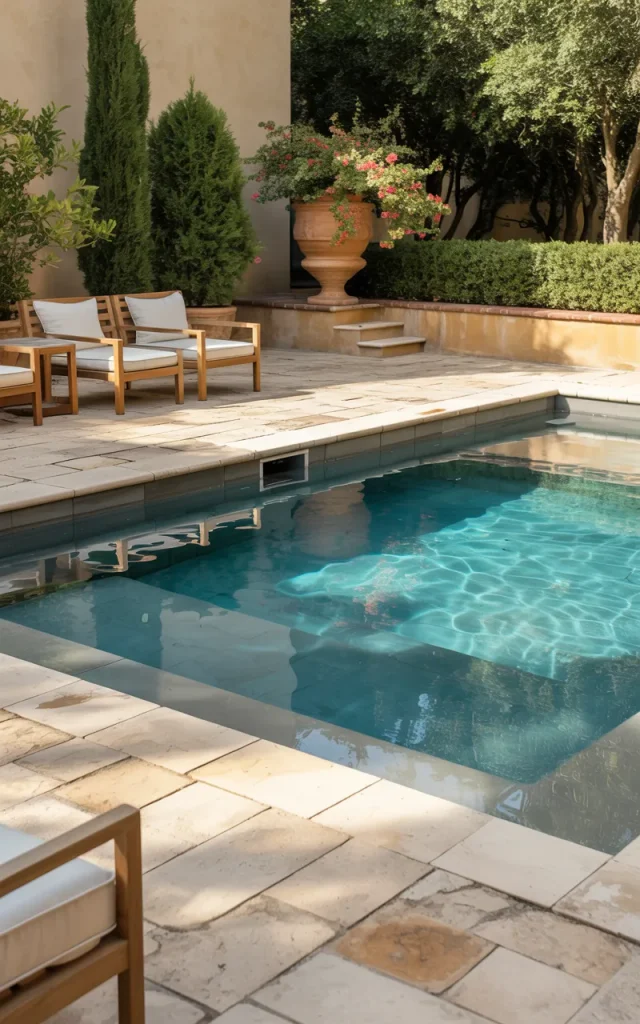 Frame the Pool With Natural Stone