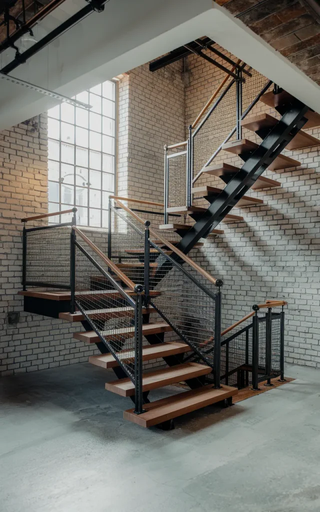 Incorporate industrial pipe railings