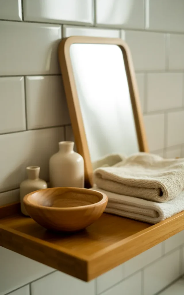 Incorporate natural wood accents