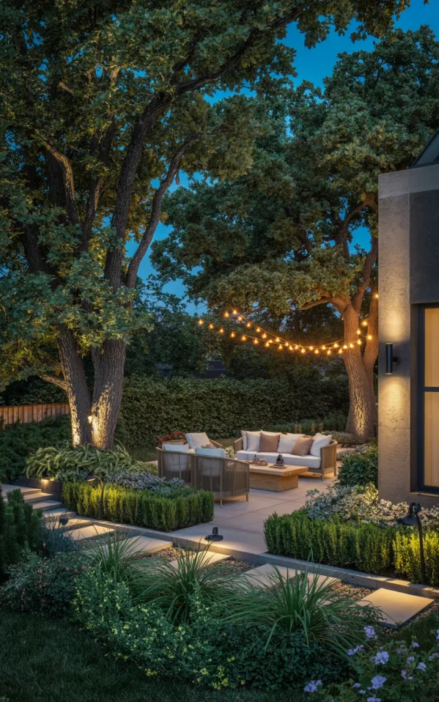 Install Layered Outdoor Lighting