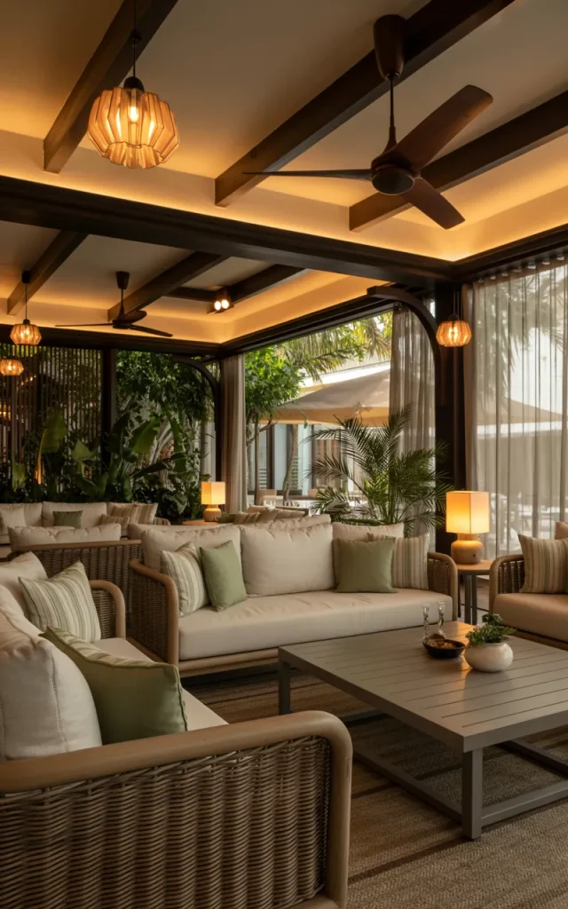 Install a Covered Outdoor Lounge Room