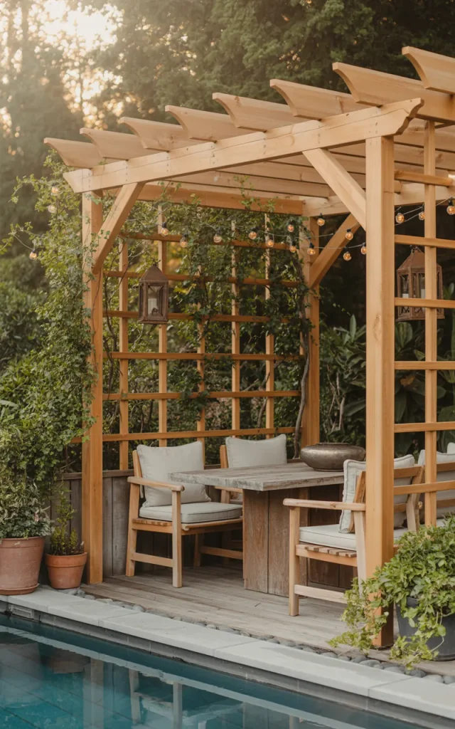 Install a Pergola Beside the Pool